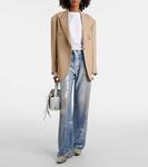 Топ из хлопкового джерси Acne Studios, Optic White - фото 2