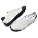 Кеды мужские, обувь для скейтбординга низкая Devanro, белый/синий - фото 3