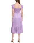 Платье миди JL LUXE, фиолетовый - фото 2