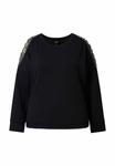 Толстовка Ulla Popken Sweatshirt, Black - фото 6