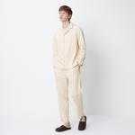 Пижама UNIQLO AIRism с длинным рукавом, бледно-зеленая - фото 2