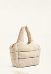 Сумка-шоппер OYSHO PADDED SHOPPER, Beige - фото 5