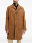 Пальто на пуговицах BOSS, коричневый - фото