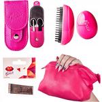 Дорожный набор с косметичкой Bocca Beauty, розовый - фото