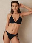 Бикини Riah с завязками по бокам Reiss, Black - фото