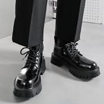 Повседневные туфли мужские черные WEISHIBANGWEI - фото 3