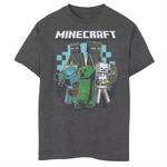 Футболка с рисунком Minecraft Enderman Creeper Skeleton Archer Frozen Zombie для мальчиков 8–20 лет Minecraft - фото