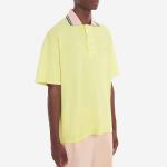 Футболка поло с логотипом Maison Kitsune, lemon - фото 5