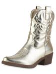 Ботильоны VAN HILL Cowboy Boots Chloe, цвет gold pu - фото