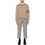 Thom e 4-Bar stripe свитер THOM BROWNE, sand - фото 3