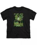Футболка с коротким рукавом Fueled для мальчиков Green Lantern, черный - фото