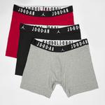 Боксеры Flight Cotton Core Boxer Brief (3 Pack) JORDAN, цвет gym red/black - фото