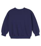 Хлопковый джерси свитшот с принтом Mini Rodini, Blue - фото 3