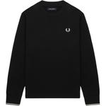 Хлопковый свитшот с логотипом FRED PERRY, синий - фото 2