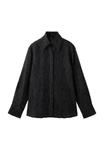 Блуза Mango Button-down blouse, Black - фото 4