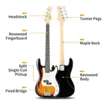 Электрогитара Sunset Glarry GP с басом / усилитель 20 Вт - фото 8