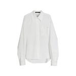 ELLE Рубашка Women's White Lapel Moderate - фото