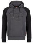 Толстовка LONSDALE LINNFOOTS, цвет Anthracite/Dark grey - фото