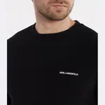 Футболка классического кроя Karl Lagerfeld, черный - фото 3