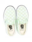 Кеды Checkerboard Vans Kids, зеленый - фото 3