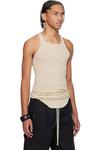 Rick Owens Топ Off-White Temple Basic Rib Tank Top - фото 2
