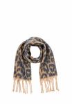 Шарф camel active Scarf, Leo Print/Beige - фото