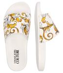 Тапочки ракушечные Versace Jeans Couture, белый - фото 4