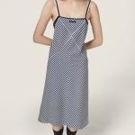 Платье из трикотажа в полоску MIU MIU, белый/синий - фото 4