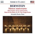 Диск CD Bernstein: Piano Music - Leonard Bernstein, Alexandre Dossin - фото