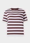 Футболка Selected Femme SLFESSENTIAL STRIPED BOXY TEE, Fig/Bright/Multi-Coloured - фото 5