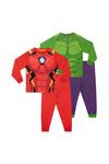 Пижамы Мстители, 2 шт. Marvel, красный - фото
