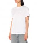 Футболка Face из хлопкового джерси ACNE STUDIOS, белый - фото 2