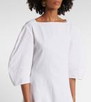 Льняное платье миди Jil Sander, Optic White - фото 4