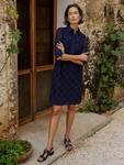 Marcia Broderie Tunic Dress Hobbs, Navy Blue - фото 5