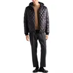 Стеганая куртка с капюшоном PRADA, черный - фото 2