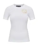 Футболка с напечатанным логотипом Versace Jeans Couture, белый - фото