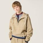 Ветровка из рипстопа MIU MIU, бежевый - фото 4