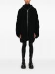 Rick Owens куртка с капюшоном и приспущенными плечами, черный - фото 2