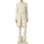 FW25 Кашемировый свитер женский Loro Piana, snow - фото 4