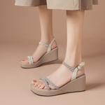 Сандалии женские Boerdiqi, кремовый - фото 4