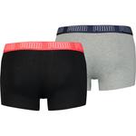 Трусы базовые 2 шт. Puma, серый - фото 2