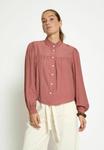 Блуза Desires Button-down blouse, Apple Butter Brown/Red - фото