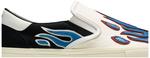 Шлепанцы Amiri Slip-On 'Flame - Black White Blue', черный - фото 2