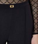 Брюки Flare fit Elisabetta Franchi, черный - фото 4