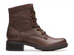 Ботинки Clarks Hearth Parker Bootie, Brown Leather - фото 2