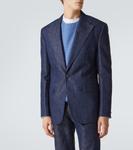 Блейзер из хлопка и льна Gabriela Hearst, Denim - фото 3