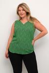 Блуза Kaffe Curve ISMA, цвет Green/Dark Green - фото 2