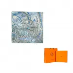 HERMES Шелковый платок Women's Indigo - фото 6