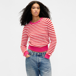 Женский свитер GAP, синий белый stripes - фото 5