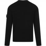 Logo Patch Crewneck Jumper STONE ISLAND, черный - фото 3